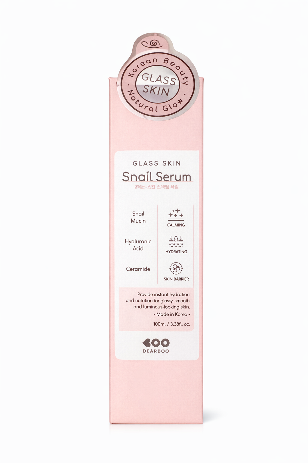 Dearboo Glass Skin Korean Snail Serum