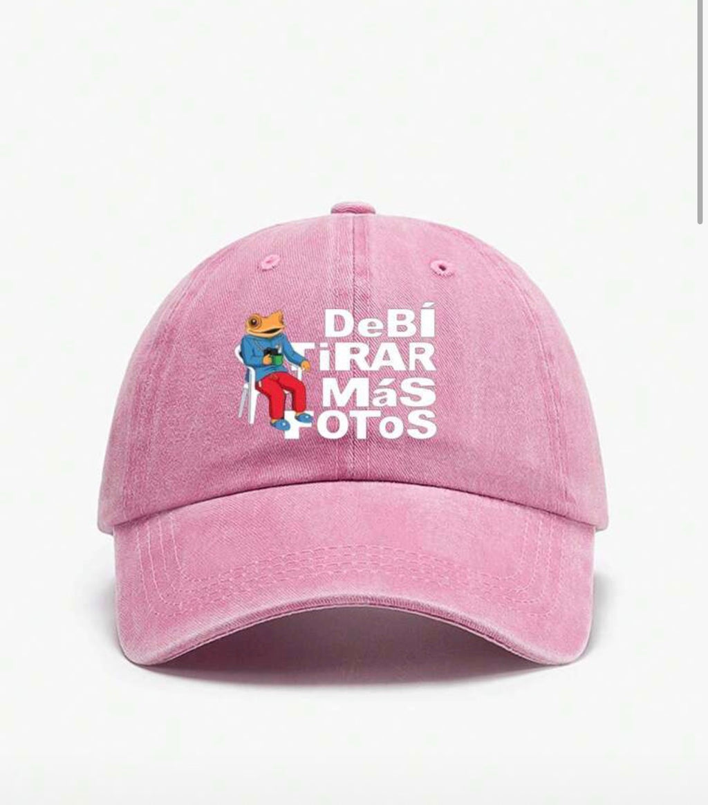DTMF Bad Bunny Hat in Pink and Gray
